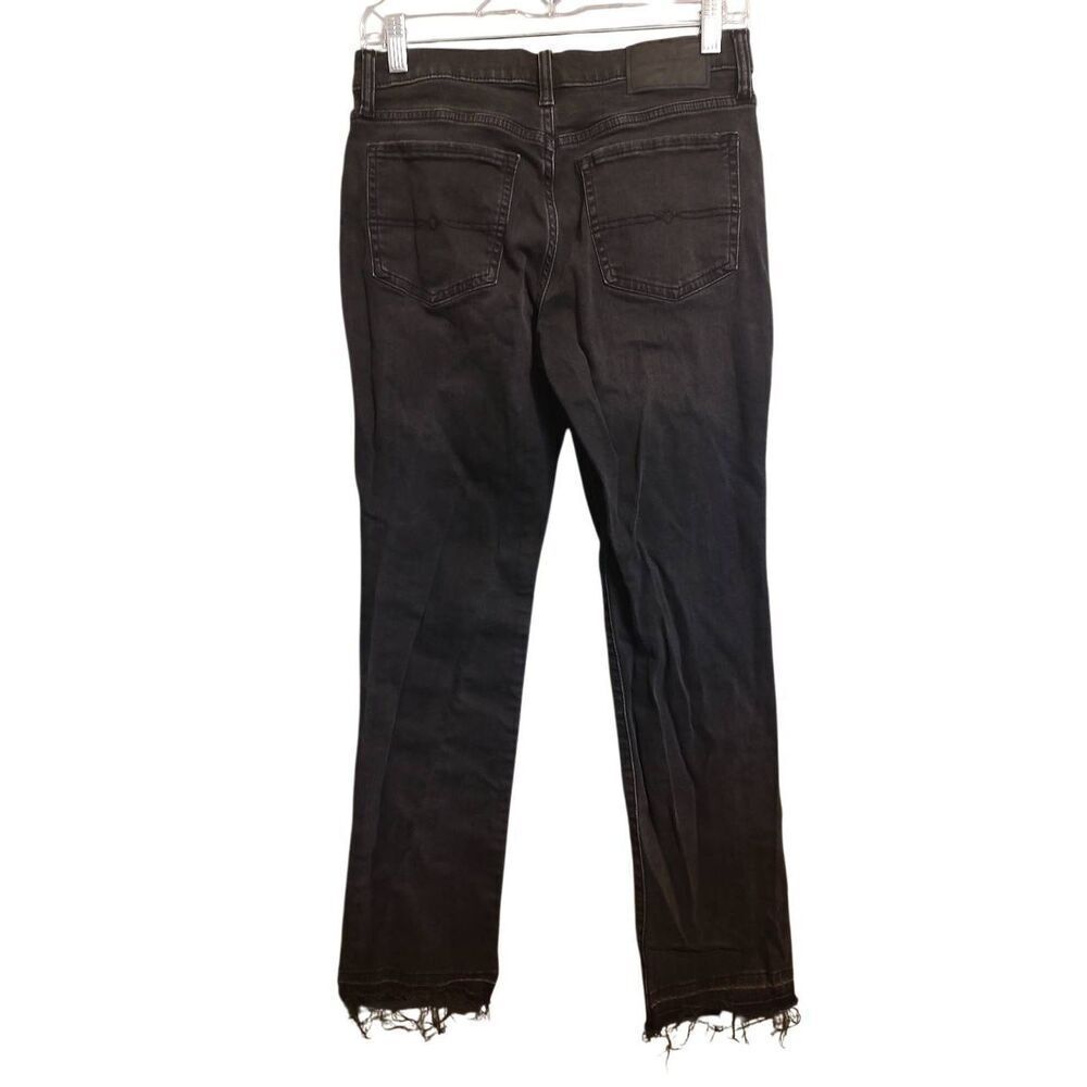 Lucky Brand Women's Size 6/28 A Black Sweet Mid Rise Straight Jeans Distressed - Picture 2 of 9